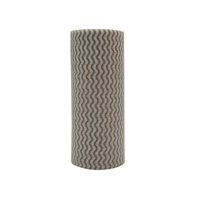 Brown ripple Printing Industrial wipe roll