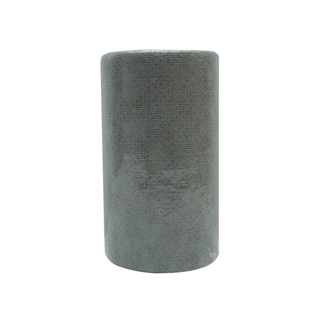 Dark gray Industrial wipe roll